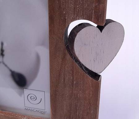Drewniana ramka na zdjęcie 13x18 Ślub Walentynki
